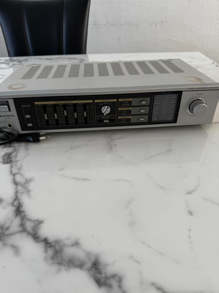 SANYO JA 400 stereo Integrated amplifier, Audio, Tv en Foto, Ophalen of Verzenden, Zo goed als nieuw