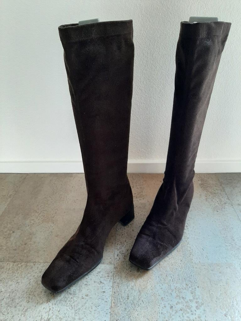 GABOR bruine stretch laars maat 38, Hoge laarzen, Bruin, Gabor, Ophalen of Verzenden