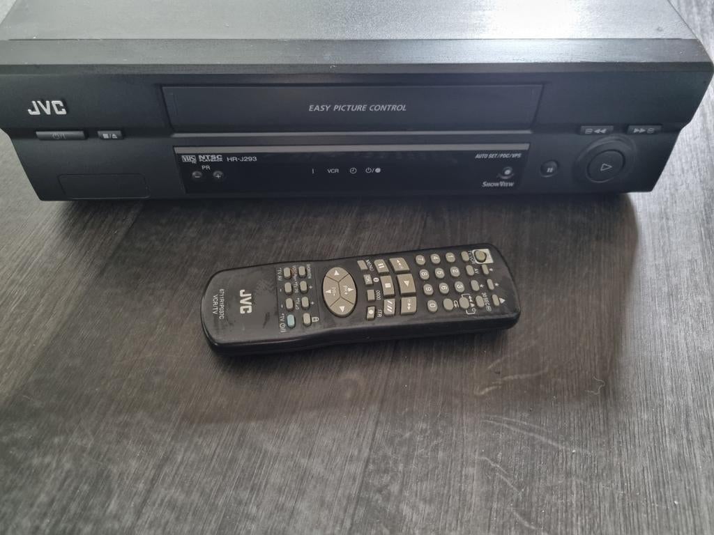 JVC VHS videorecorder HR-J293 met afstandsbediening, Audio, Tv en Foto, Videospelers, Ophalen of Verzenden