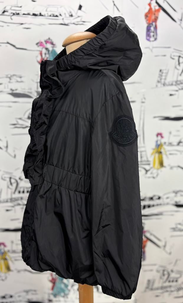 Moncler zwarte Cinabre parka zomerjas maat 8, Moncler EU, Meisje, Ophalen of Verzenden, Zo goed als nieuw