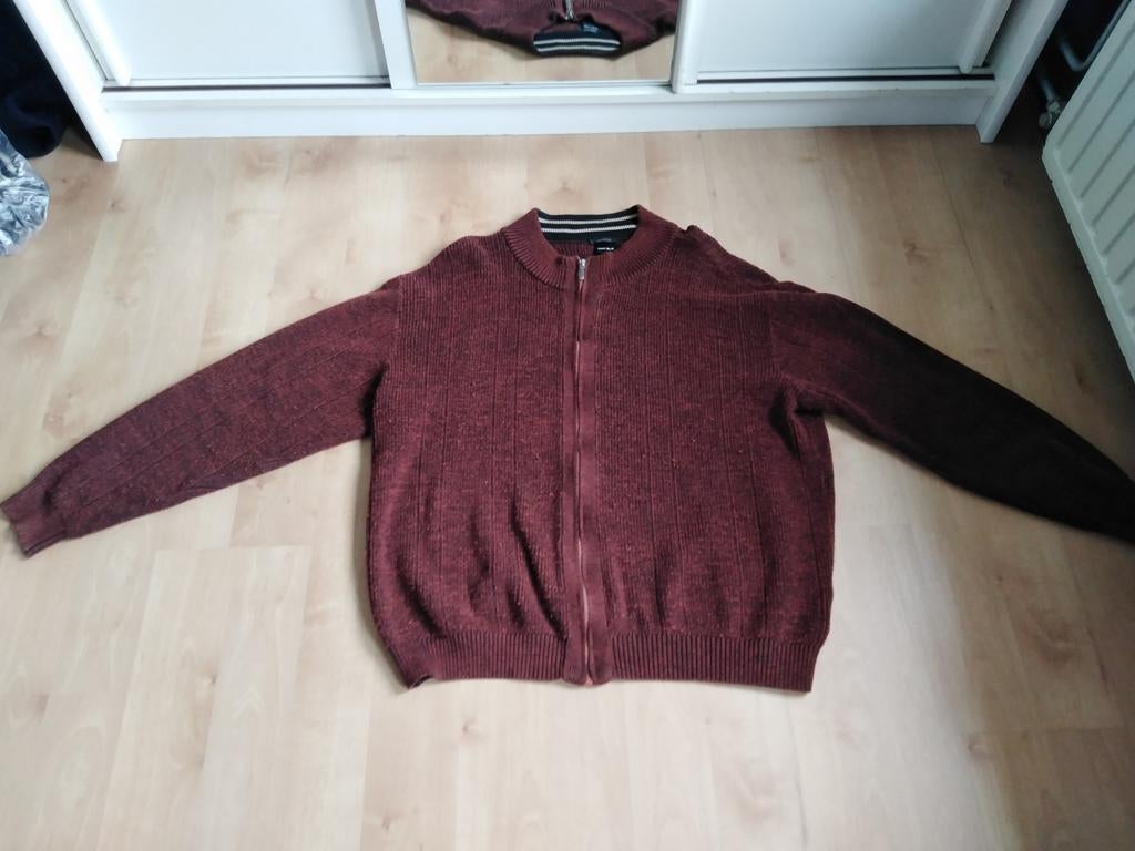 Donkerrood vest marvelis, Marvelis, Maat 56/58 (XL), Ophalen of Verzenden, Zo goed als nieuw