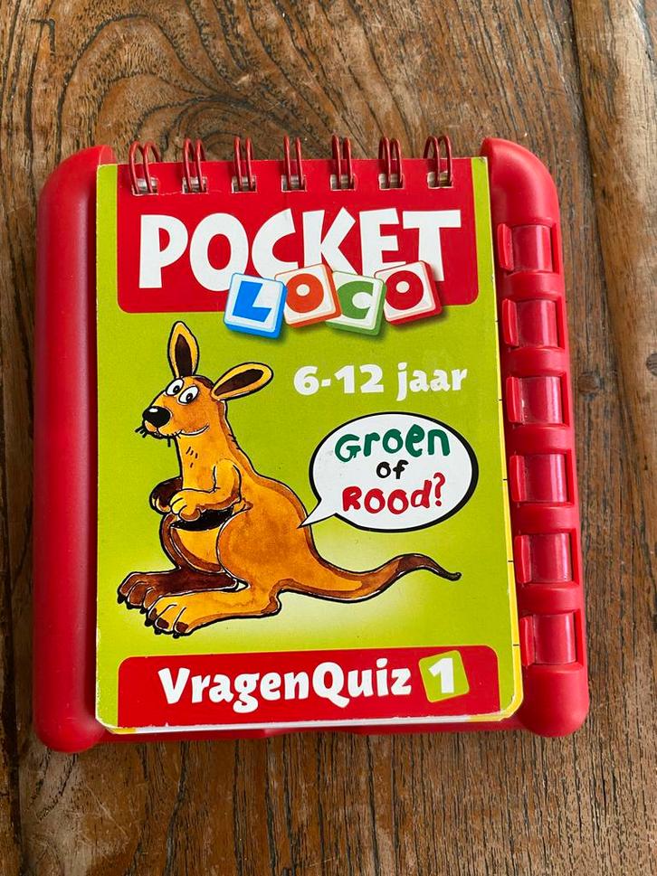 Pocket Loco Vragenquiz 1 (6-12 jaar), Kinderen en Baby's, Speelgoed | Educatief en Creatief, Zo goed als nieuw, Ontdekken, Ophalen of Verzenden