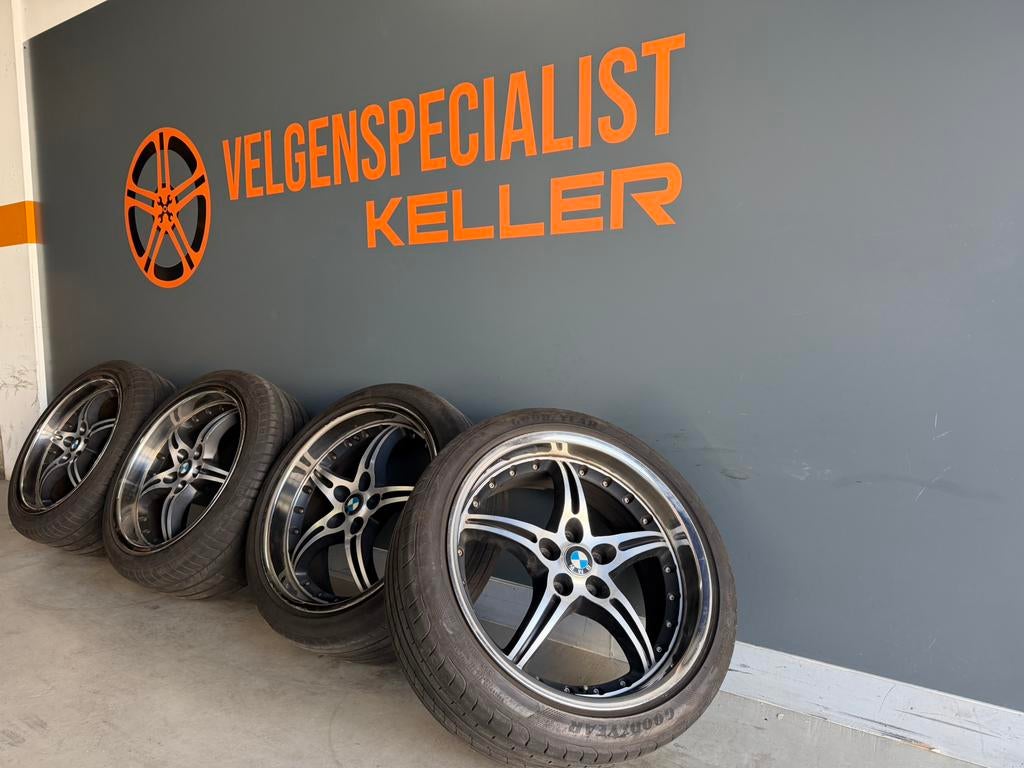 Bmw 5 Serie Gt 7 Serie 20 inch velgen 5x120 breedset Zomer, Auto-onderdelen, Ophalen of Verzenden, 20 inch, Zomerbanden, Banden en Velgen