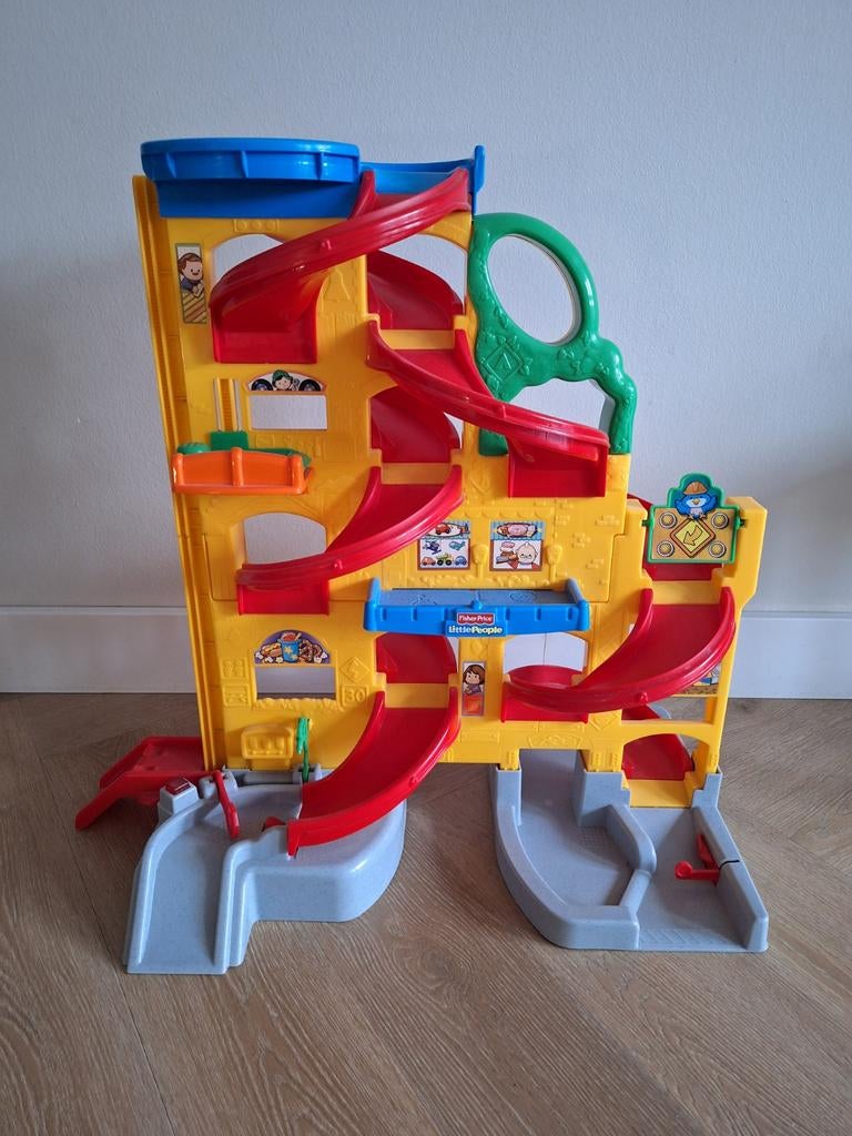 Auto hellingbaan | Fisher-Price Little People, Ophalen, Zo goed als nieuw, Jongen of Meisje