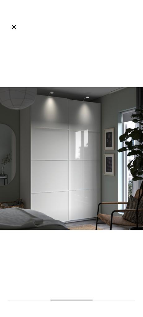Schuifdeuren Farvik voor Ikea Pax Kast, Huis en Inrichting, Kasten | Kledingkasten, Gebruikt, 200 cm of meer, 150 tot 200 cm, Minder dan 25 cm
