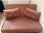 MOET WEG Roze opvouwbare 120cm slaapbank Made Haru Als NIEUW, Huis en Inrichting, Ophalen, Gebruikt, Eenpersoons, Minder dan 150 cm