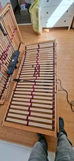 Bossflex electrisch verstelbare lattenbodem 2 stuks 90x200, Ophalen, Eenpersoons, 90 cm