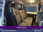 Ford Transit Custom 2.0 TDCI 131pk L2H1 Dubbele Cabine Euro6, Auto's, Voorwielaandrijving, Stof, Gebruikt, Euro 6