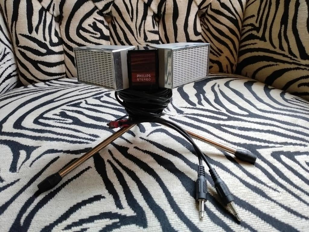 Philips jaren 60 stereo microfoon, Ophalen of Verzenden, Gebruikt, Overige typen