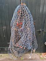 Oud vintage visnet vissersnet blauw, Tuin en Terras, Tuinwanddecoratie, Ophalen of Verzenden, N, T, V