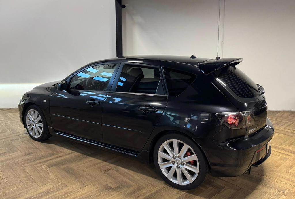 Mazda 3 2.3 Turbo MPS, Auto's, Mazda, Gebruikt, Zwart, 4 cilinders, Handgeschakeld