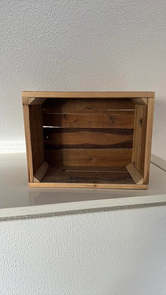 Houten (opberg)kistje, Ophalen of Verzenden, Zo goed als nieuw, Minder dan 50 cm