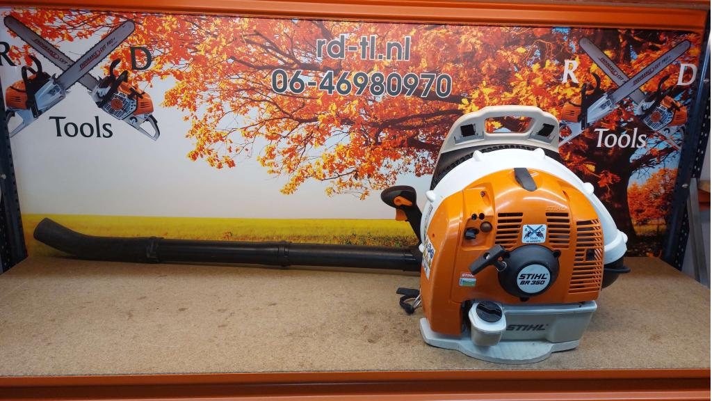 Stihl BR350 Ruggedragen bladblazer BR 350 ., Tuin en Terras, Niet ingevuld, Benzine, Gebruikt, Niet ingevuld