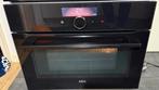 ZGAN  luxe AEG inbouw combi oven magnetron KMK861000B, Witgoed en Apparatuur, Combimagnetron, Crisp, Ophalen of Verzenden, Zo goed als nieuw