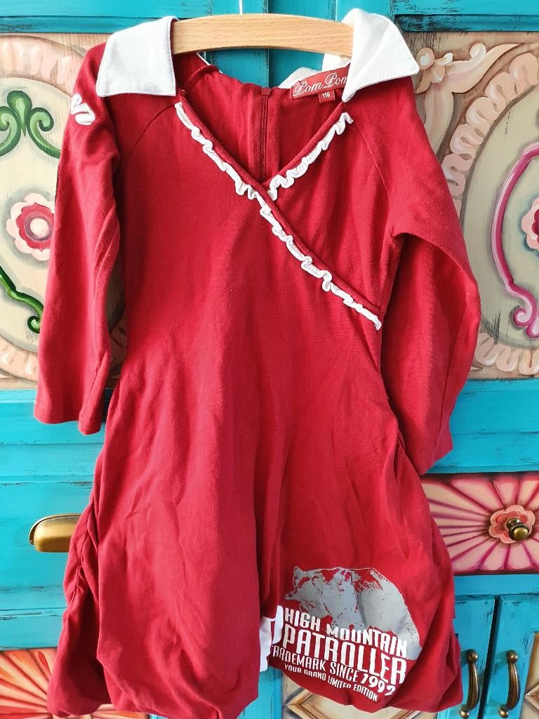 Pom Pom feestelijk ballonjurk maat 116, Pom Pom, Gebruikt, Meisje, Ophalen of Verzenden