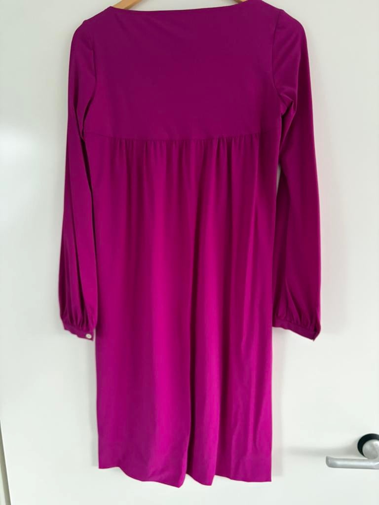 LaDress jurk Blake Cyclamen (fuchsiaroze) maat XXS, Kleding | Dames, Jurken, Blauw, Ophalen of Verzenden, Zo goed als nieuw, Maat 34 (XS) of kleiner
