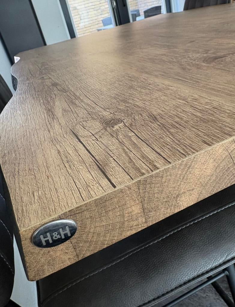 Bar eettafel met 4 stoelen, Ophalen, 100 tot 150 cm, 50 tot 100 cm, Zo goed als nieuw