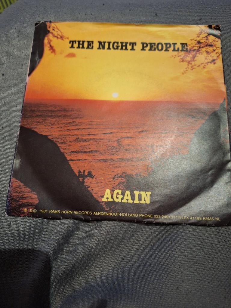 The Night People - Again kleine Single, 1 single, Ophalen of Verzenden, Gebruikt, Pop