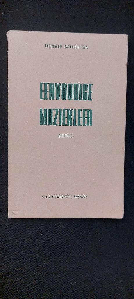 Eenvoudige muziekleer deel 1, Gelezen, Hennie Schouten, Ophalen of Verzenden, Algemeen