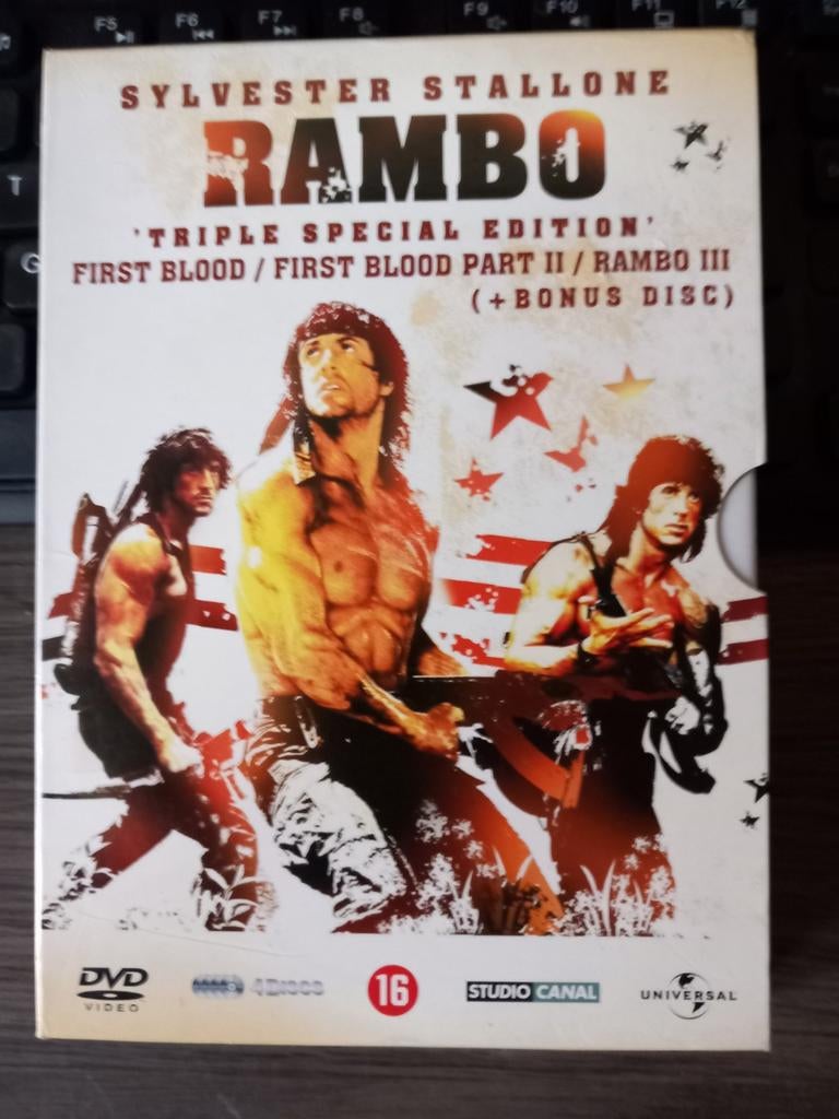 Rambo Triple Special Edition DVD Boxset - Sylvester Stallone, Vanaf 16 jaar, Boxset, Actie, Ophalen of Verzenden