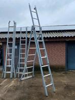 Dirks 2 & 3 delige GLW -/ Schuif - / Reform Ladder, Ophalen, Gebruikt, 4 meter of meer