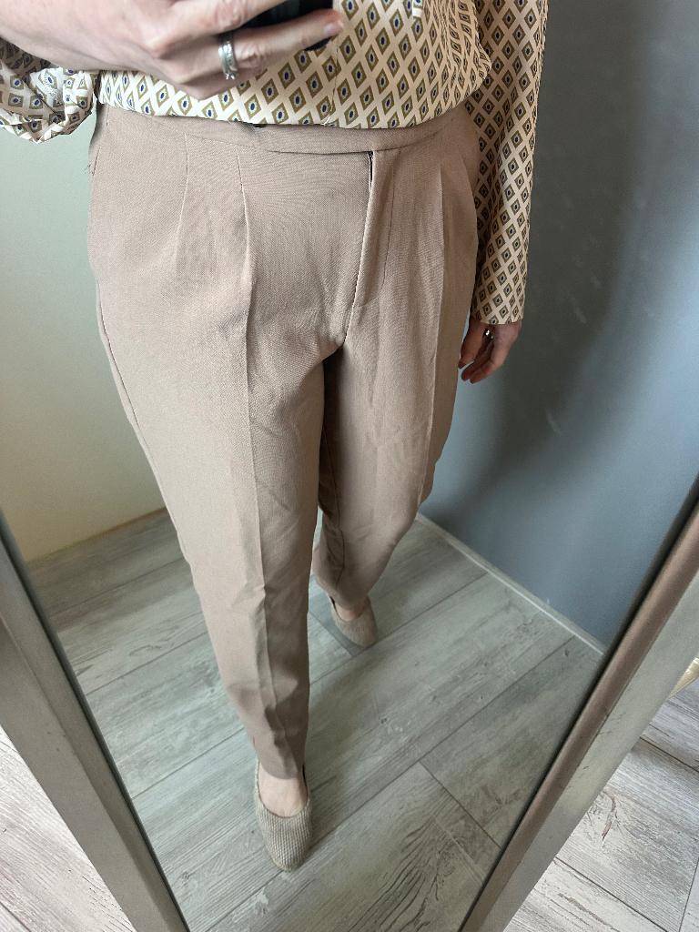 YaYa broek, Maat 38/40 (M), Beige, Ophalen of Verzenden, Zo goed als nieuw