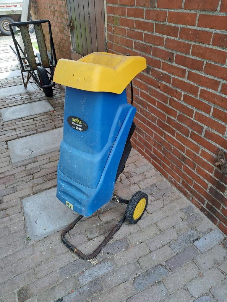 40 euro versnipperaar hakselaar, Ophalen