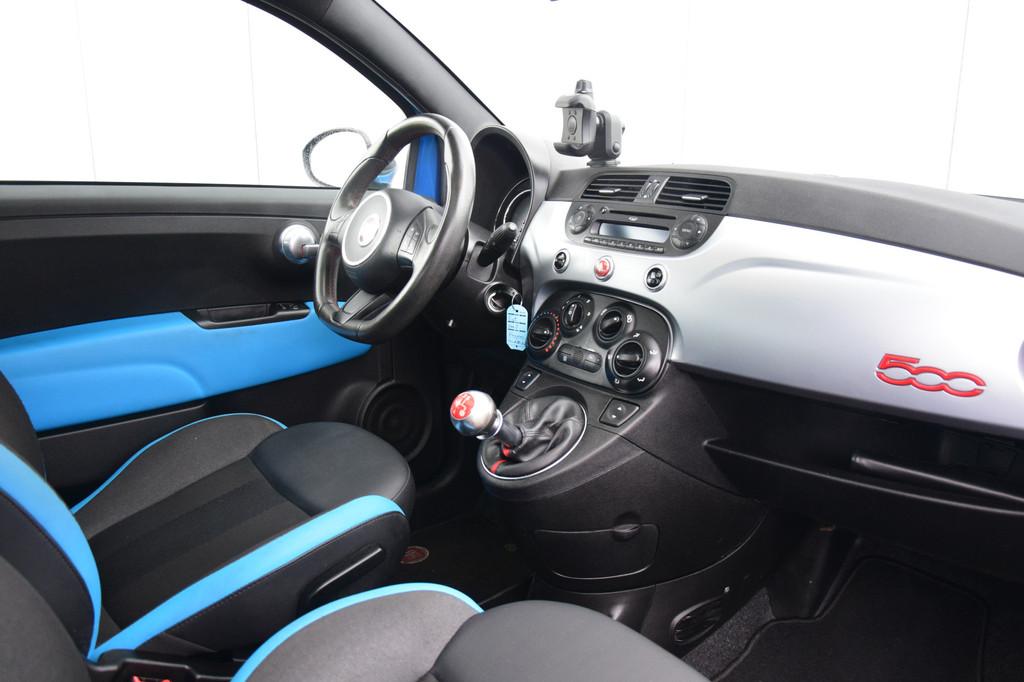 Fiat 500 0.9 TwinAir Turbo 500S Pano/Schuifdak Priv/Glass, Auto's, Fiat, Voorwielaandrijving, Gebruikt, Leder en Stof, 905 kg