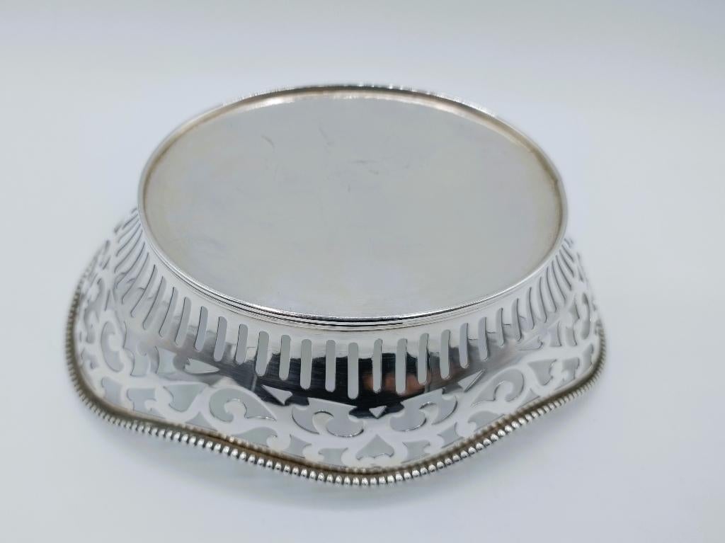 Zilveren bonbonmandje, ca. 1930, Antiek en Kunst, Verzenden, Zilver