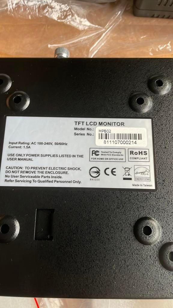 Tft lcd monitor kijk foto’s, Auto diversen, Ophalen of Verzenden, Zo goed als nieuw