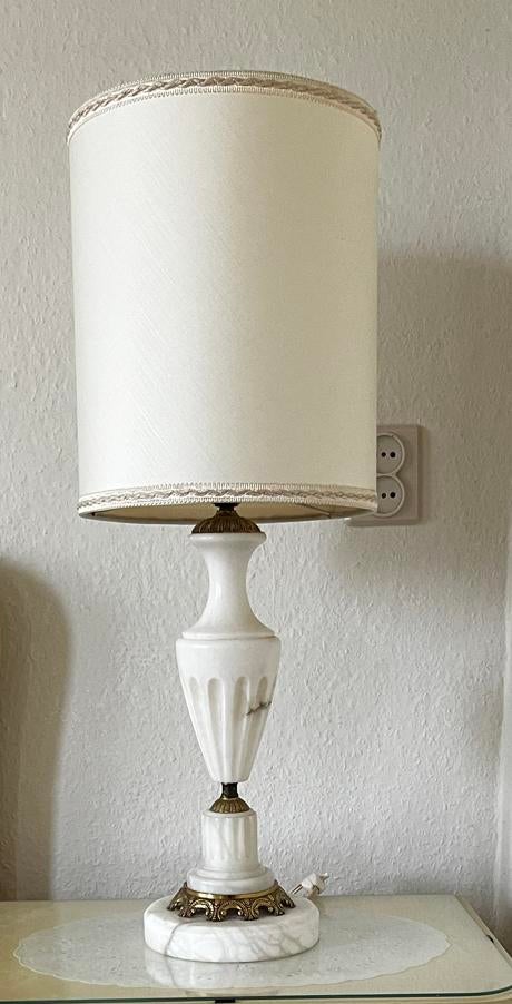 2x Schemerlamp en hanglamp met marmeren voet, Ophalen