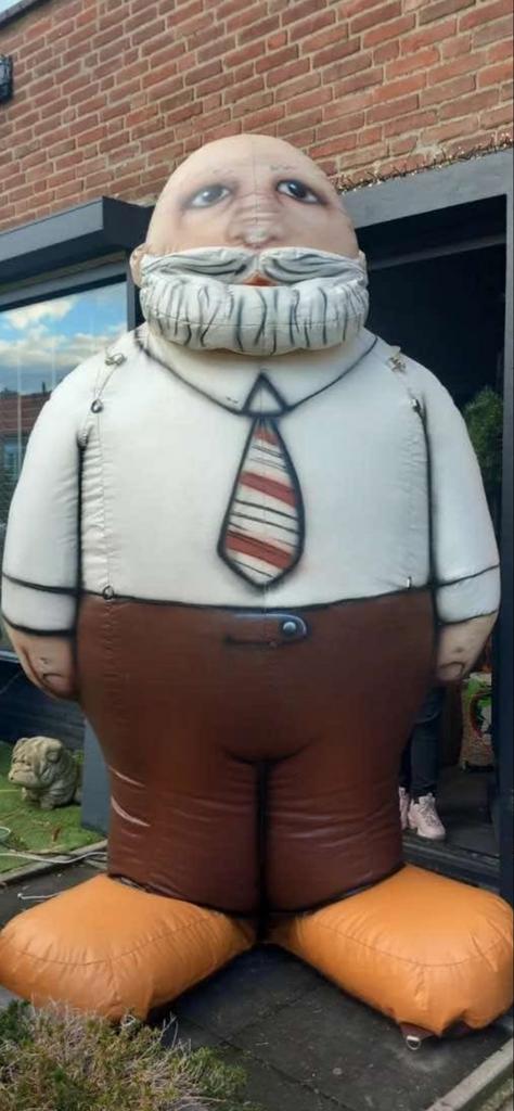 Opblaasbare Abraham of Sarah pop te huur, Ophalen of Verzenden, Gebruikt, Feestartikel, Abraham of Sarah