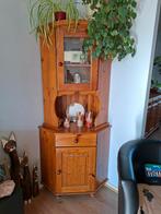 Massief grenen hoekkast, Ophalen, Gebruikt, 50 tot 100 cm, 25 tot 50 cm