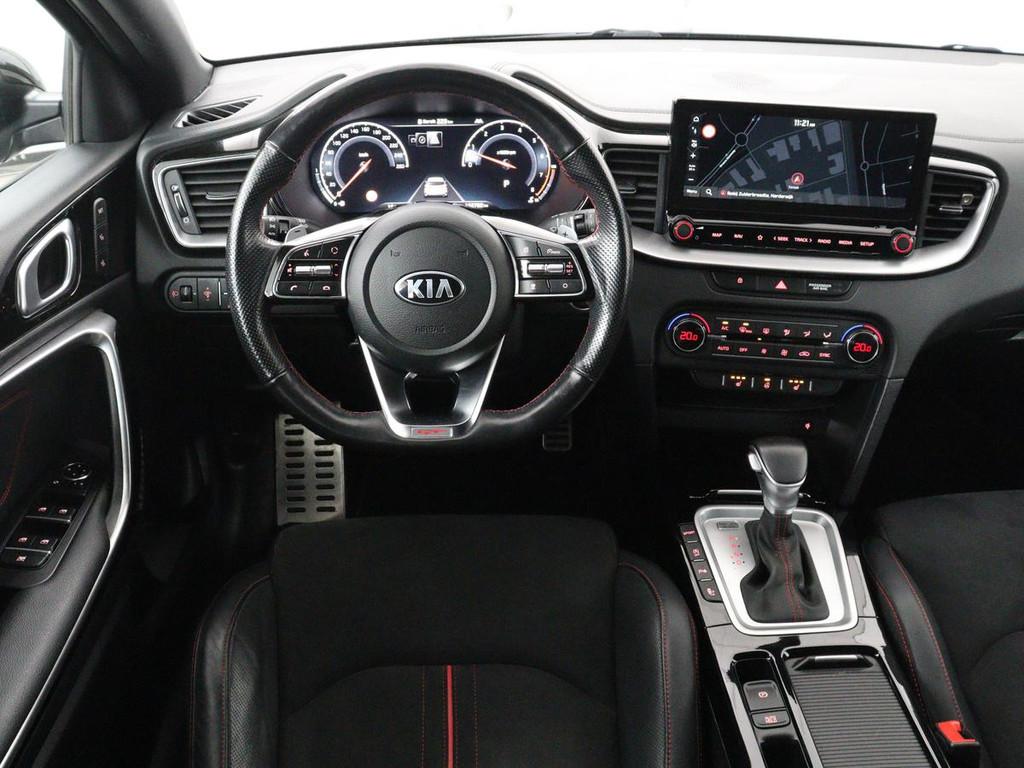 Kia ProCeed 1.6 T-GDI GT | 204pk | Panoramadak | Leder/Alcan, Auto's, Kia, Gebruikt, Zwart, Origineel Nederlands, Adaptive Cruise Control