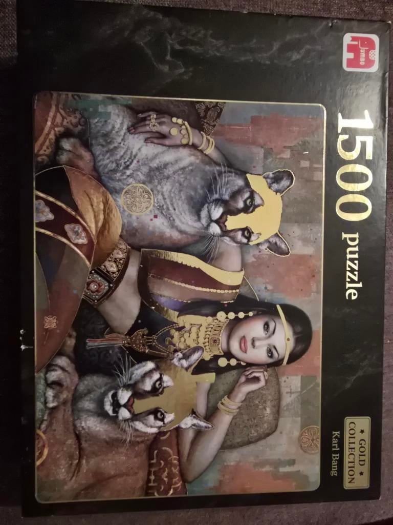 Legpuzzel, 1500 stukjes, Gold Collection van Karl Bang, 2002, Hobby en Vrije tijd, Denksport en Puzzels, Ophalen of Verzenden