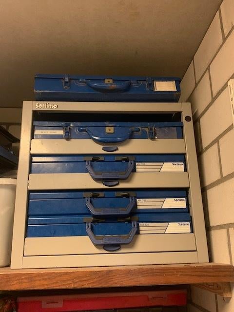 lade kast gereedschap, Ophalen, Gebruikt