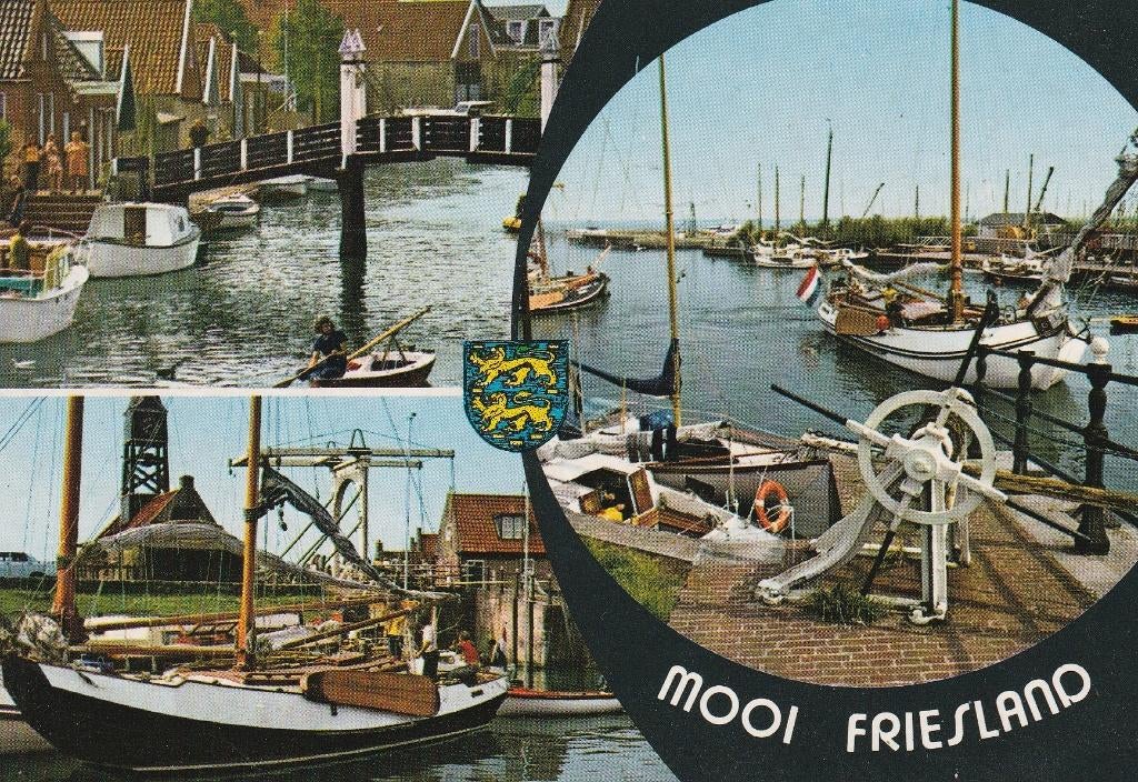 Ansichtkaart - Mooi Friesland, Ophalen of Verzenden, Gelopen, Friesland