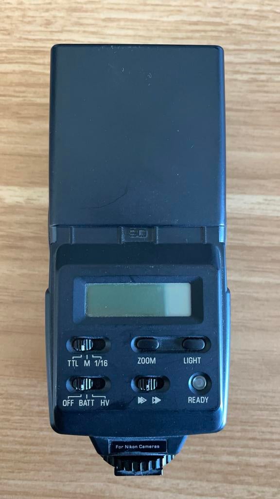 Metz 40AF-4N flitser voor Nikon camera's, Ophalen of Verzenden, Gebruikt, Metz, Kantelbaar