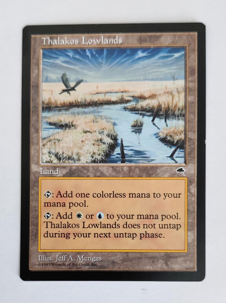 Thalakos Lowlands Tempest MTG Excellent, Ophalen of Verzenden, Zo goed als nieuw, Losse kaart