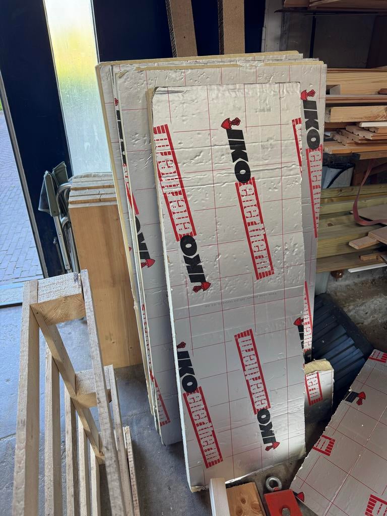 PIR isolatieplaten - Diverse diktes en afmetingen, Ophalen, Gebruikt, Hardschuim (Pir), 15 m² of meer