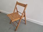 mooie vintage houten klapstoel, Gebruikt, Bruin, Vintage, Ophalen of Verzenden