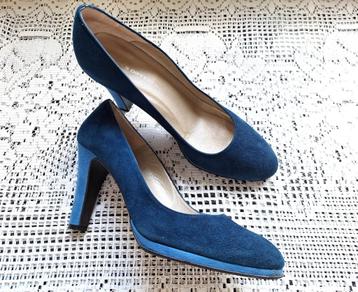 Leren pumps in 2 kleuren blauw - She's Different - Maat 39 beschikbaar voor biedingen