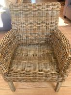 Stoel riet, Huis en Inrichting, Stoelen, Ophalen, Bruin, Riet of Rotan, Zo goed als nieuw