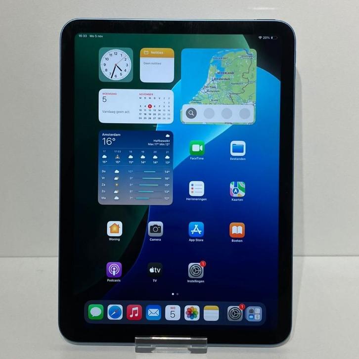 iPad 10the Gen 10,9'' 256GB Wifi Blue in Nieuwstaat met Bon, Computers en Software, Apple iPads, Gebruikt, Apple iPad, Wi-Fi, 11 inch