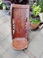 Afrikaanse Palaver stoel groot model, Antiek en Kunst, Ophalen of Verzenden