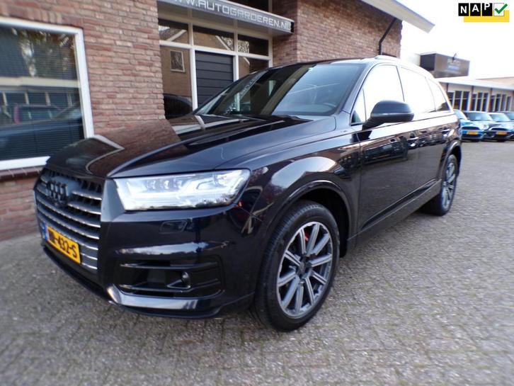 Audi Q7 3.0 TDI quattro Pro Line + 7p Automaat / Leder / Pan, Auto's, Audi, Bedrijf, Te koop, Q7, 360° camera, 4x4, ABS, Achteruitrijcamera