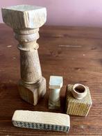 Vintage blokken architectonische vormen diverse, Ophalen of Verzenden