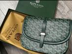Goyard Messenger Tas, Ophalen of Verzenden, Zo goed als nieuw, Groen, 30 cm of meer