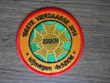 100ste vierdaagse badge 2016 4 x 50 km beschikbaar voor biedingen