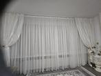 Mooie set gordijnen - bijna nieuw, Ophalen, Zo goed als nieuw, Crème, 200 cm of meer